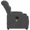 vidaXL Electric Stand Up Massage Recliner Chair Dark gray
