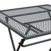 vidaXL Garden Dining Set Anthracite Expanded metal mesh with e-coating