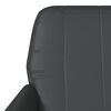 vidaXL Armchair Black Faux leather, metal, plywood Medium Durable