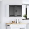 vidaXL Kitchen Wall Cabinet Black Engineered wood Medium