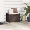 vidaXL Garden Storage Box Brown Polypropylene (PP) Large