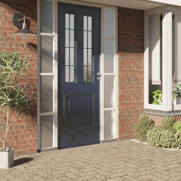 vidaXL Window Film Set of 3 Transparent Grey PVC Varies Window Film