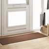 vidaXL Doormat Brown and Black 23.6" x 70.9" Polypropylene and vinyl
