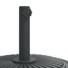 vidaXL Parasol Base Black PE (Polyethylene) and concrete Medium