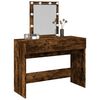 vidaXL Dressing Table Smoked Oak Engineered Wood Medium Dressing Table