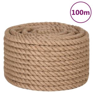 vidaXL Jute Rope 328.1 ' Long 0.63 " Thick