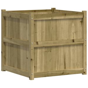 vidaXL Garden Planter Natural Wood Solid Pine Wood Extra Large