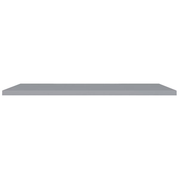 vidaXL Wall Shelf Grey Honeycomb MDF and metal 47.2x9.3x1.5 in