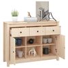 vidaXL Sideboard Natural Pine Solid pine wood Medium Sideboard