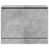 vidaXL Shoe Cabinet Concrete gray Engineered wood Compact Shoe Cabinet