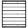 vidaXL Bed Frame Black Powder-coated metal Super King Durable
