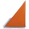 vidaXL Tailgate Tent Grey and Orange 74.80 x 59.06 x 72.83 in Taffeta