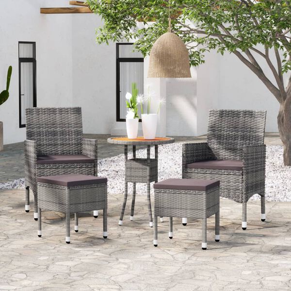 vidaXL Garden Lounge Set Grey