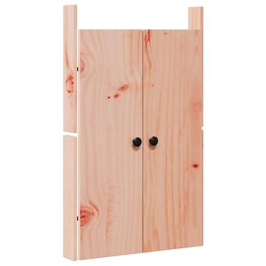 vidaXL Kitchen Door Brown 19.69 x 3.54 x 32.28 in