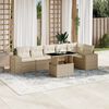 vidaXL Garden Sofa Set Beige