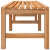 vidaXL Bench Teak Solid Teak Wood 59.1 in long Durable Garden Bench
