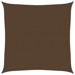 vidaXL Sunshade Sail 1.75 oz/ft² Brown 23.0x23.0' HDPE