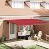vidaXL Awning Fabric with Red 177.17 x 137.80 in Polyester