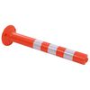 vidaXL Traffic Control Bollards 5 pcs Plastic 29.5 "
