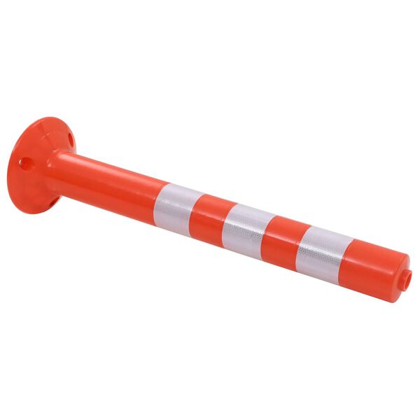 vidaXL Traffic Control Bollards 5 pcs Plastic 29.5 "