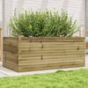 vidaXL Garden Planter Brown Solid Pine wood Plenty of space for plants