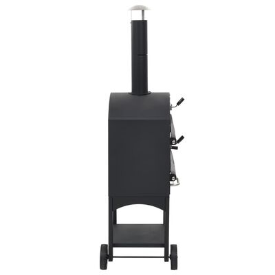 vidaXL Charcoal Fired Outdoor Pizza Oven with Fireclay Stone