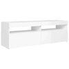 vidaXL TV Cabinet High gloss white Engineered wood Standard TV Cabinet
