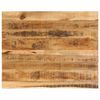 vidaXL Table Top Natural wood Solid rough mango wood 43.3x31.5 in