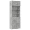vidaXL Storage Cabinet Concrete Grey Engineered Wood Tall