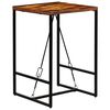 vidaXL Bar Table Solid Reclaimed Wood 27.6"x27.6"x41.7"