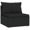 vidaXL Garden Lounge Set Black