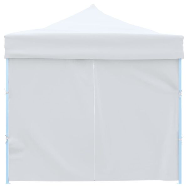 vidaXL Folding Pop-up Party Tent with 8 Sidewalls 9.8‘x29.5‘ White