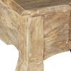 vidaXL Console Table Whitewashed mango wood Solid mango wood Large