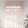 vidaXL Voile Curtains with Loops 2 pcs Light Pink 55.1x102.4"