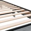 vidaXL Bed Frame Grey Sonoma Engineered wood, metal, plywood Twin