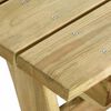 vidaXL Garden Table Green treated wood Pine wood, treated for outdoor use