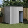 vidaXL Dog House Light Grey Galvanized Steel 64.9 x 60.2 x 71.3 in