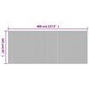 vidaXL Room Divider White 65"x157.5" Bamboo