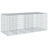 vidaXL Gabion Basket Silver Galvanized Iron Large Heavy Weight Endurance
