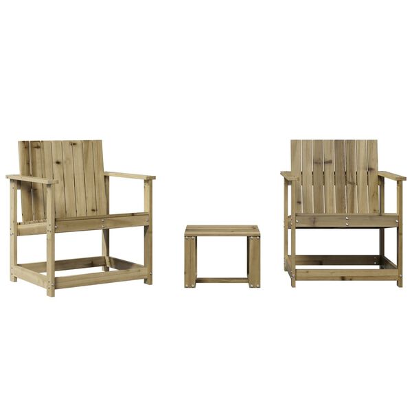 vidaXL Garden Lounge Set Treated Pine Solid Pine Wood Medium Durable