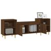 vidaXL TV Cabinet Brown Oak Engineered wood Large Storage TV Cabinet
