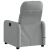 vidaXL Massage Recliner Chair Light Grey
