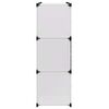 vidaXL Storage Cube Organizer Black and White
