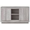 vidaXL Sideboard Grey Sonoma Engineered wood Medium Sideboard