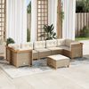 vidaXL Garden Sofa Set Beige