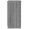 vidaXL Shoe Cabinet Grey Sonoma Engineered Wood Compact Shoe Cabinet