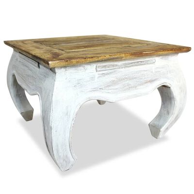 vidaXL Side Table Solid Reclaimed Wood 19.7"x19.7"x13.8"