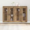 vidaXL Wall Cabinets 2 pcs Artisan Oak 27.36 x 13.39 x 35.43 in