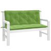 vidaXL Garden Bench Cushion Melange Green