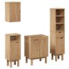 vidaXL Bathroom Furniture Set Honey